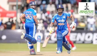 IND vs ZIM 2nd T20I: शुरुआत में लड़खड़ाई टीम इंडिया, फिर ईशान और तिलक ने बल्ले से मचाया कोहराम, जिम्बाब्वे को दिया 220 रन का लक्ष्य