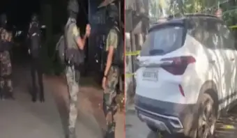 দশমীর রাতে দত্তপুকুরে আতঙ্ক