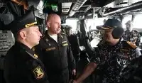 INS Sahyadri departs Vladivostok after India-Russia naval exercise INDRA 2026