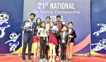 Telangana state squad returns with 100% medal haul; coach demands ice rink to chase Olympic dreams
