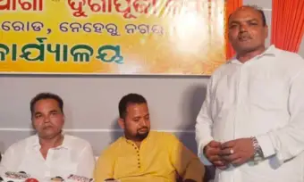 ଗୋସାଇଁନୂଆଗାଁ ଦୁର୍ଗାପୂଜାର ସୁବର୍ଣ୍ଣ ଜୟନ୍ତୀ ଉତ୍ସବ ଶ୍ରଦ୍ଧାଳୁଙ୍କ ପାଇଁ ୫ ହଜାର ଶ୍ରଦ୍ଧାଳୁଙ୍କ ପାଇଁ ପ୍ରସାଦ ବ୍ୟବସ୍ଥା