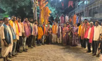 Tellapur: కొల్లూరులో అంగరంగ వైభవంగా శ్రీ దుర్గామాత నిమజ్జన శోభాయాత్ర