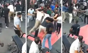 From workout to street fight: Youths clash inside gym, CCTV video goes viral!