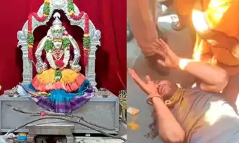 Hyderabad: Man assaults priest, attempts to damage goddess idol at temple