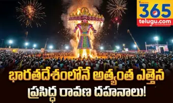 భారతదేశంలో జరిగే అత్యంత ఎత్తైన ప్రసిద్ధ రావణ దహన కార్యక్రమాలు