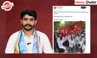 Fact Check: DUSU polls-NSUI candidate Vijay Shankar Meena wins president post? No, campaign video falsely shared