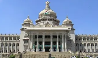Karnataka: Cong stages protest against BJP for disrupting legislative session
