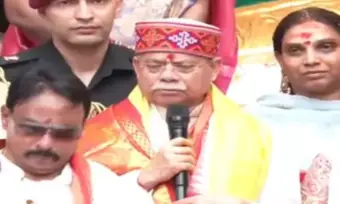 ఖైరతాబాద్ మహాగణపతికి తొలి పూజ చేయడం ఆనందంగా ఉంది: గవర్నర్ శివ ప్రతాప్ శుక్లా