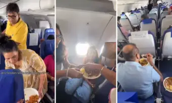 Viral Video: ఇండిగో ఫ్లైట్‌లో 'దేశీ విందు'.. వీడియో వైరల్!