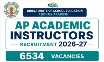 AP Govt To Fill 6,534 Academic Instructor Posts Without Written Exam