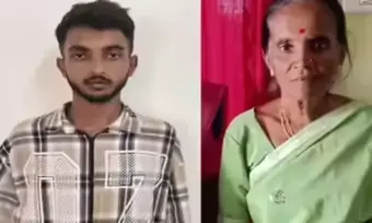 వృద్ధురాలి మృతదేహాన్ని చెరువులో  పడేసిన పక్కింటి యువకుడు