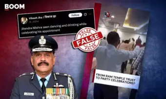 Unrelated Video Falsely Peddled As Ram Temple CEO Celebrating With Alcohol