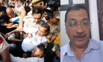 पुलिस हिरासत में केजरीवाल की देश से अपील, ''सब लोग दिल्ली चलो''