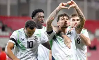 یوئیفا نیشنز لیگ :آئرلینڈ نے اسرائیل کو 3-0 سے ہرایا