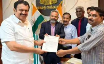 എസ്‌എംഎ മരുന്ന് വിവാദം: നാറ്റ്കോ പ്രതിനിധികള്‍ മന്ത്രിയുടെ ഓഫീസിലെത്തി; ദൃശ്യങ്ങള്‍ പുറത്ത്
