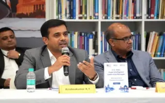 വായ്പ തിരിച്ചടവ് ശേഷി മുൻകൂട്ടി അറിയാൻ എഐ സാങ്കേതികവിദ്യ ബാങ്കിംഗ് മേഖലയില്‍ വികസിപ്പിക്കണം; ഇന്ത്യ-അമേരിക്ക ഫിൻടെക് ഉന്നതതല സമ്മേളനത്തില്‍ ശ്രദ്ധേയമായി കൃഷ്ണകുമാര്‍ കെ.ടിയുടെ നിര്‍ദ്ദേശങ്ങള്‍