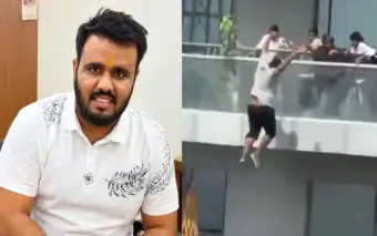'বাবা তোমাকে আর টাকা খরচ করতে হবে না,' বহুতল থেকে ঝাঁপ দেওয়ার আগে বলল ছেলে