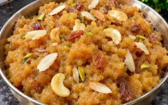 বেসন দিয়ে বানান রাজকীয় স্বাদের হালুয়া, রইল ঘরোয়া রেসিপি