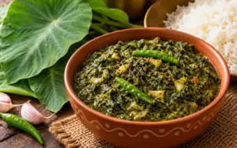 নিমেষে উধাও হবে একথালা ভাত, কচুপাতা দিয়ে পাহাড়ি কায়দায় বানান সুস্বাদু 'কাফুলি'
