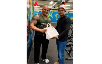 Indian Rock Dipak Nanda and Multi-Sport Personality Aman Rathod Meet at Fitness Event