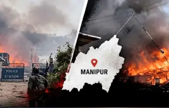 सामना अग्रलेख - मणिपूर भारतातच आहे ना?
