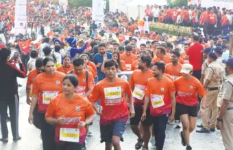 खारघरच्या डोंगररांगांत धावला उत्साह! खारघर हिल मॅरेथॉनला विक्रमी प्रतिसाद