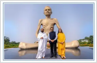 ગૌતમ અદાણી અને ડો. પ્રીતિ અદાણીએ ધરમપુરના શ્રીમદ રાજચંદ્ર આશ્રમની મુલાકાત લીધી