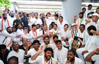 Telangana Congress leaders detained in Hyderabad during 'Chalo Lok Bhawan' protest against CEC