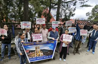 Shimla residents protest against rising monkey, stray dog attacks