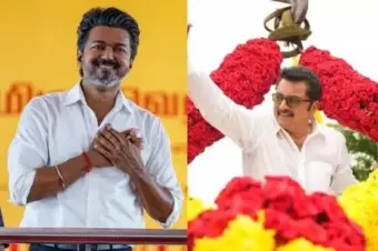 கைவிட்ட பாஜக... தவெகவில் இணைகிறார் சரத்குமார்!