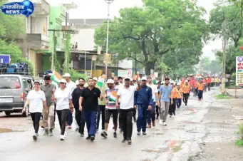सारंगढ़ में स्वतंत्रता दौड़ सम्पन्न, बड़ी संख्या में स्कूली बच्चों ने लिया हिस्सा