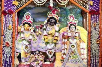 বাগবাজারের গৌড়ীয় মঠে ১০৭তম রাধাষ্টমী মহোৎসব