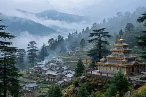 কানাতাল ভ্রমণ: উত্তরাখণ্ডের নিরিবিলি পাহাড়ে মেঘ, বন আর গ্রামের গল্প।