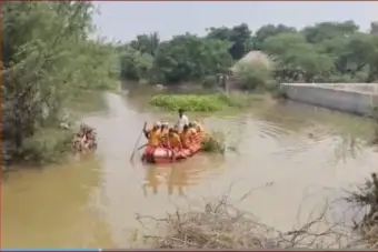ଭଦ୍ରକ ବାସୁଦେବପୁର ବ୍ଲକରେ ପଞ୍ଚମ ବନ୍ୟାର ତାଣ୍ଡବ