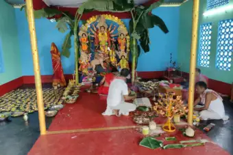 Four families, generations of rituals: Inside Assam's household Durga Pujas