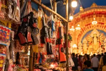 Cap Guns, Toy Pistols Lose Popularity at Guwahati's Durga Puja Stalls