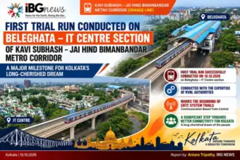 Kolkata Metro's Orange Line Reaches Key Milestone with First Trial Run on Beleghata-IT Centre Section