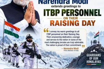 Prime Minister extends greetings to ITBP personnel on their Raising Day