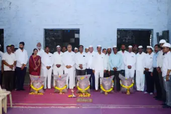 श्री छत्रपती कारखान्यात पहिल्या ५ साखर पोत्यांचे उत्साहात पूजन; १२ लाख टन गाळपाचे उद्दिष्ट!