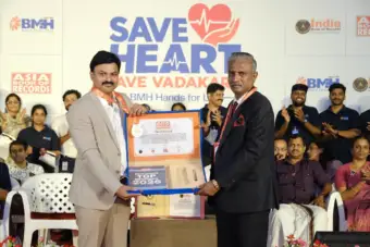 Mega CPR Training: Baby Memorial Hospital Vadakara enters Asia and India Book of Records