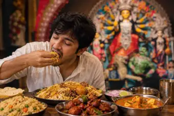 অতিরিক্ত খাওয়ার পর পেট ফেঁপেছে? বদহজম নাকি ফুড পয়জনিং, এক পলকে জেনে নিন! - এবেলা