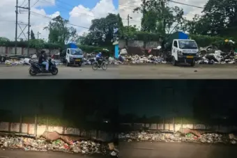 Guwahati: Illegal Garbage Dumping Turns Kahilipara Road Stretch Into Health Hazard
