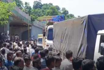 Byrnihat-Jorabat Road Remains Blocked, Commuters Asked to Take Alternate Routes