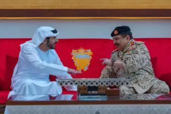 Sheikh Hamdan witnesses 'Bahrain Shield' joint military exercise