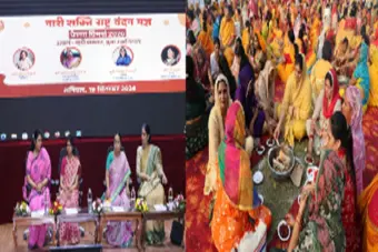108 कुंडीय यज्ञ में 1200 महिलाओं ने राष्ट्र वंदन की आहुति!