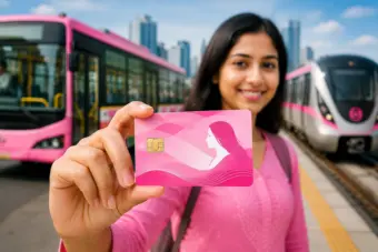 Pink Saheli Smart Card: Delhi Women to Get One Card for Free Bus Travel, Metro Discounts and Digital Payments