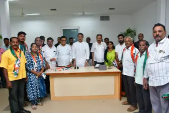 खा. प्रफुल पटेल यांच्या उपस्थितीत राष्ट्रवादी काँग्रेसमध्ये पक्षप्रवेशाचा धडाका