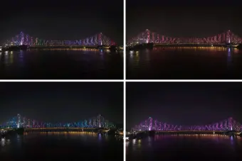 A sight in the night: Have you seen Howrah Bridge's Rs 22-crore lighting makeover?