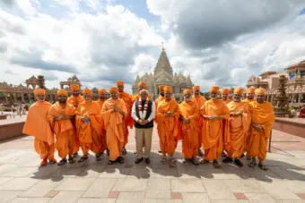 Gujarat Chief Minister Bhupendrabhai Patel Hails BAPS Swaminarayan Akshardham in America as a Global Beacon of Indian Culture and Service