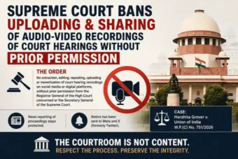 ನ್ಯಾಯಾಲಯವೆಂದರೆ ೨೪ ಗಂಟೆಗಳ ಕಾಲ ನಡೆಯುವ ಮನರಂಜನಾ ವಾಹಿನಿಯಲ್ಲ ! - Supreme Court